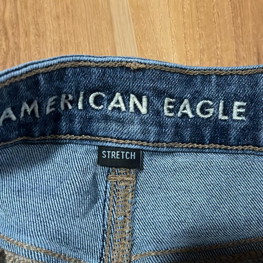 American Eagle Outfitters Blue Straight Jeans - Picture 6 of 7